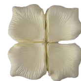 Huitich White Artificial Rose Petals for Decoration - Mumzar